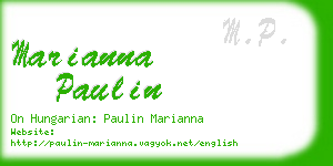 marianna paulin business card